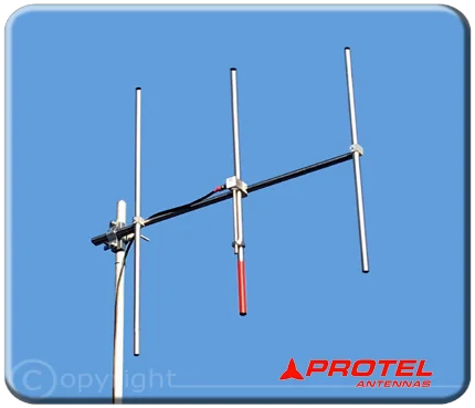 Yagi directional 3 elements 150-300MHz - Protel AntennaKit